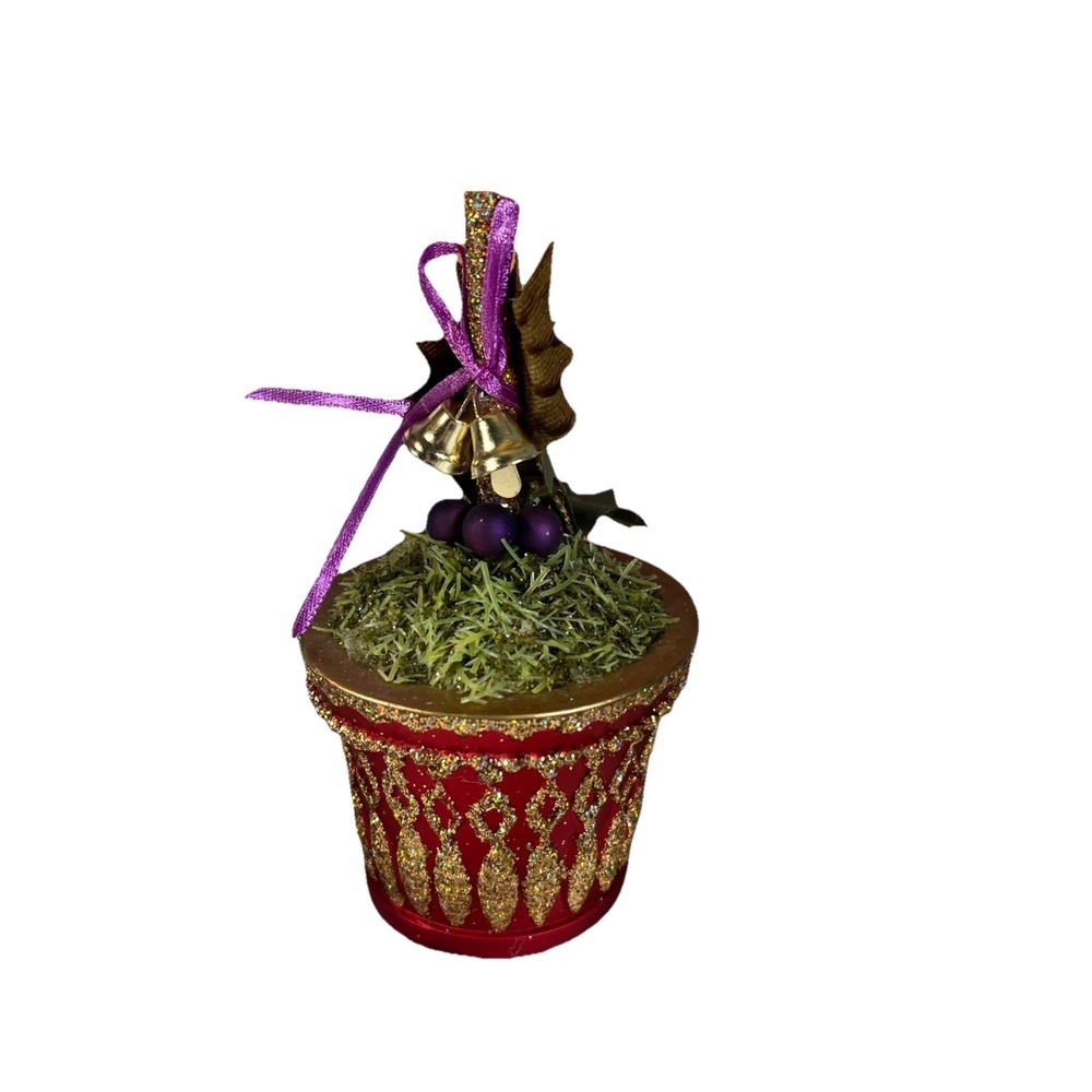 Sparkling Holiday Decor Topiary Trees Set Christmas Vintage Costco 12" 15" 18" - Picture 11 of 12
